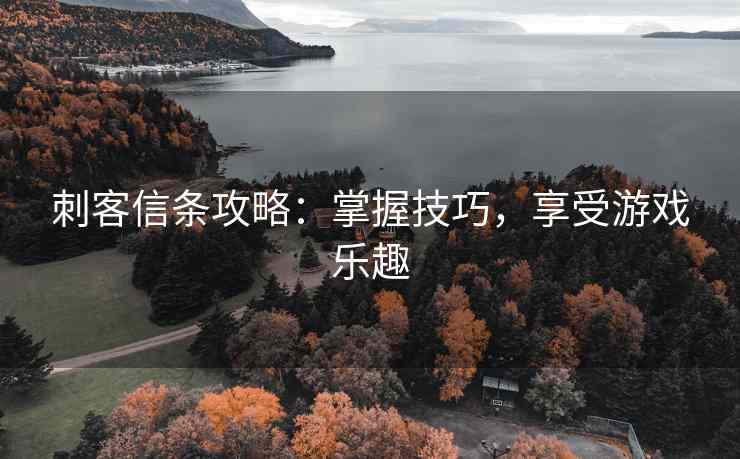 刺客信条攻略：掌握技巧，享受游戏乐趣